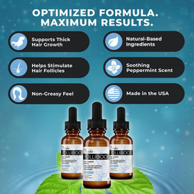 Folliboost serum on dropper showing lightweight texture and absorption benefit