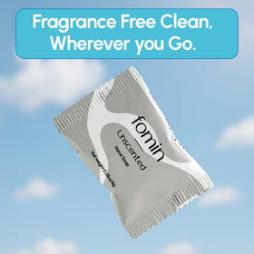 FOMIN foam pump dispensing gentle foam, skin-friendly cleansing benefit