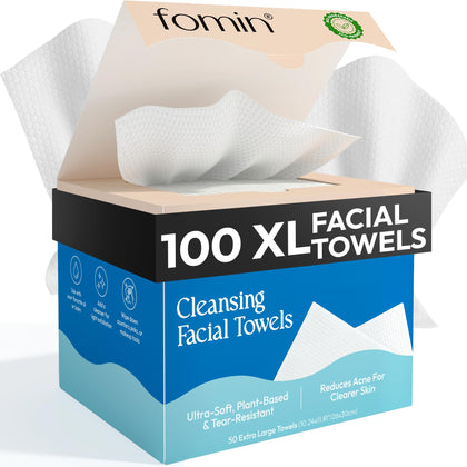 FOMIN front packaging showing two 50-count sleeves and eco credentials