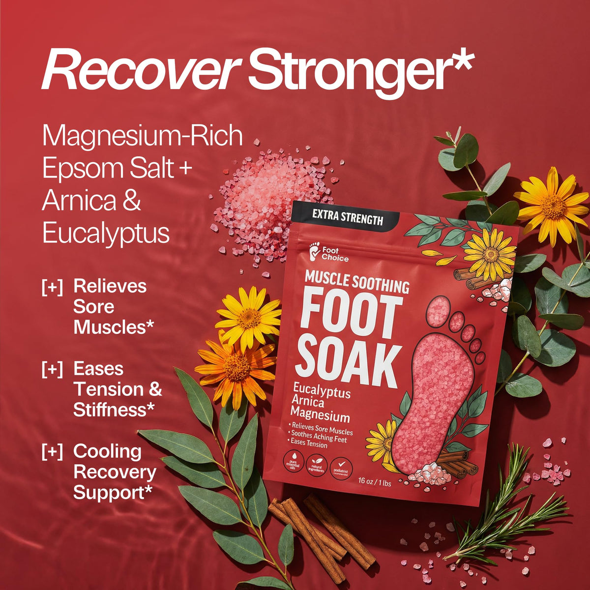 Foot Choice foot soak dissolving in bowl demonstrating easy use