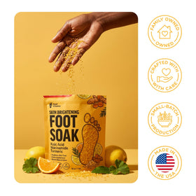 Foot Choice lifestyle bathroom setting evoking relaxing self care ritual