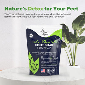 FOOT CURE before and after feet comparison illustrating softer skin benefit
