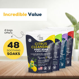 FOOT CURE label detail showing ingredients and usage instructions