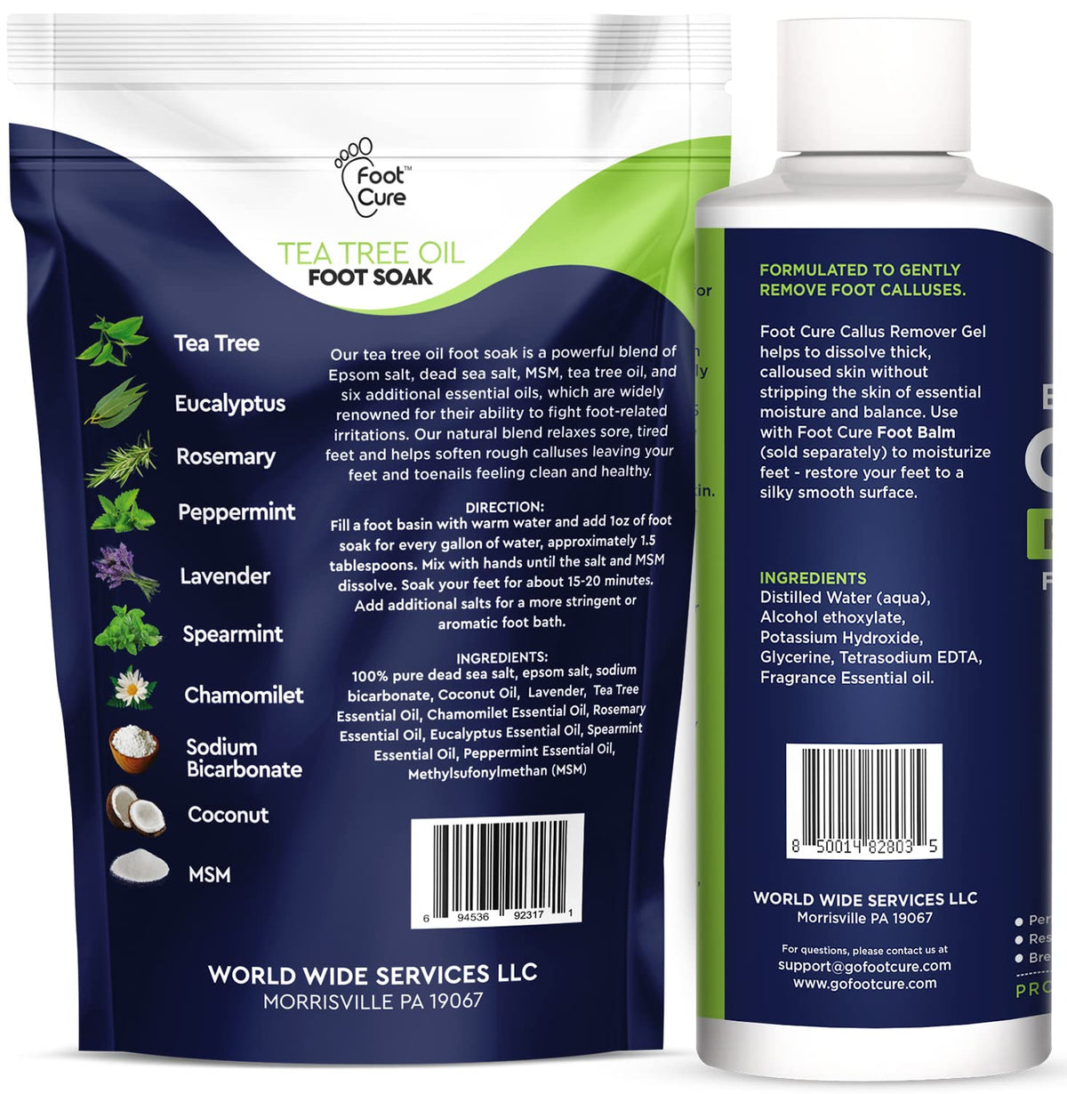 FOOT CURE callus remover gel tube close-up for targeted softening