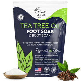 FOOT CURE front packaging showing 16 oz jar and label for easy identification