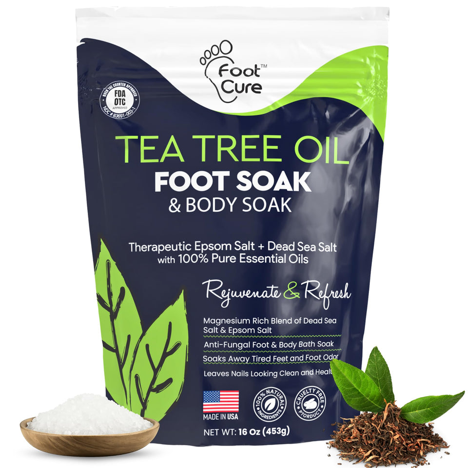 FOOT CURE front packaging showing 16 oz jar and label for easy identification