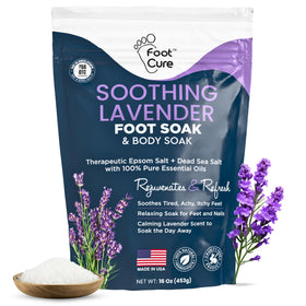 FOOT CURE front packaging showing kit contents and benefits