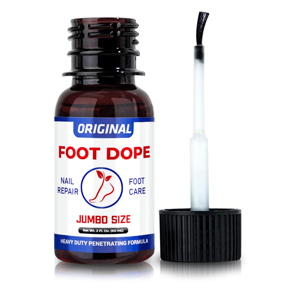 Foot Dope front packaging showing product and clear branding benefits