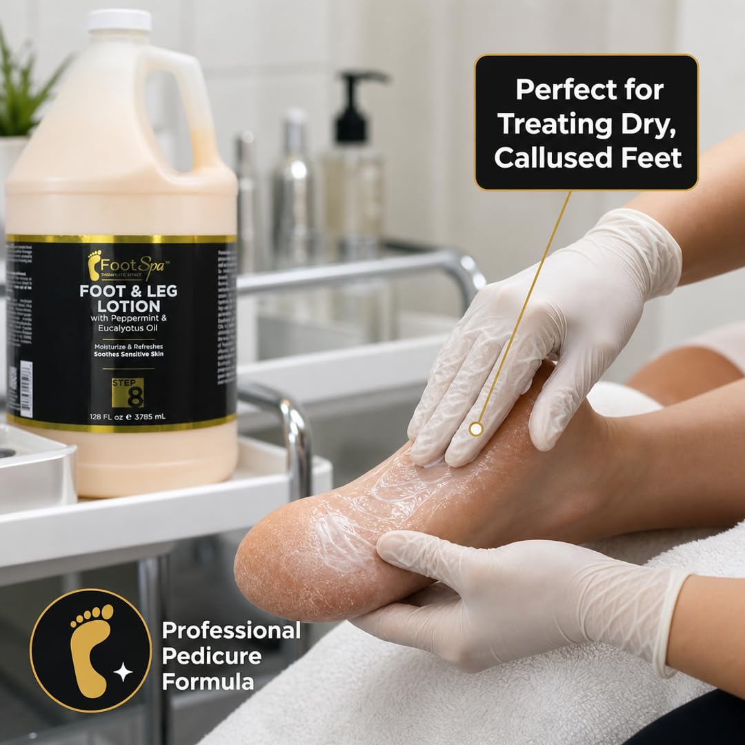 FootSpa lotion heated in a warmer illustrating safe warm-lotion use benefit