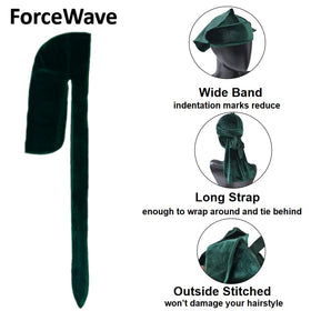 ForceWave long tail detail demonstrating full coverage and secure tying benefit