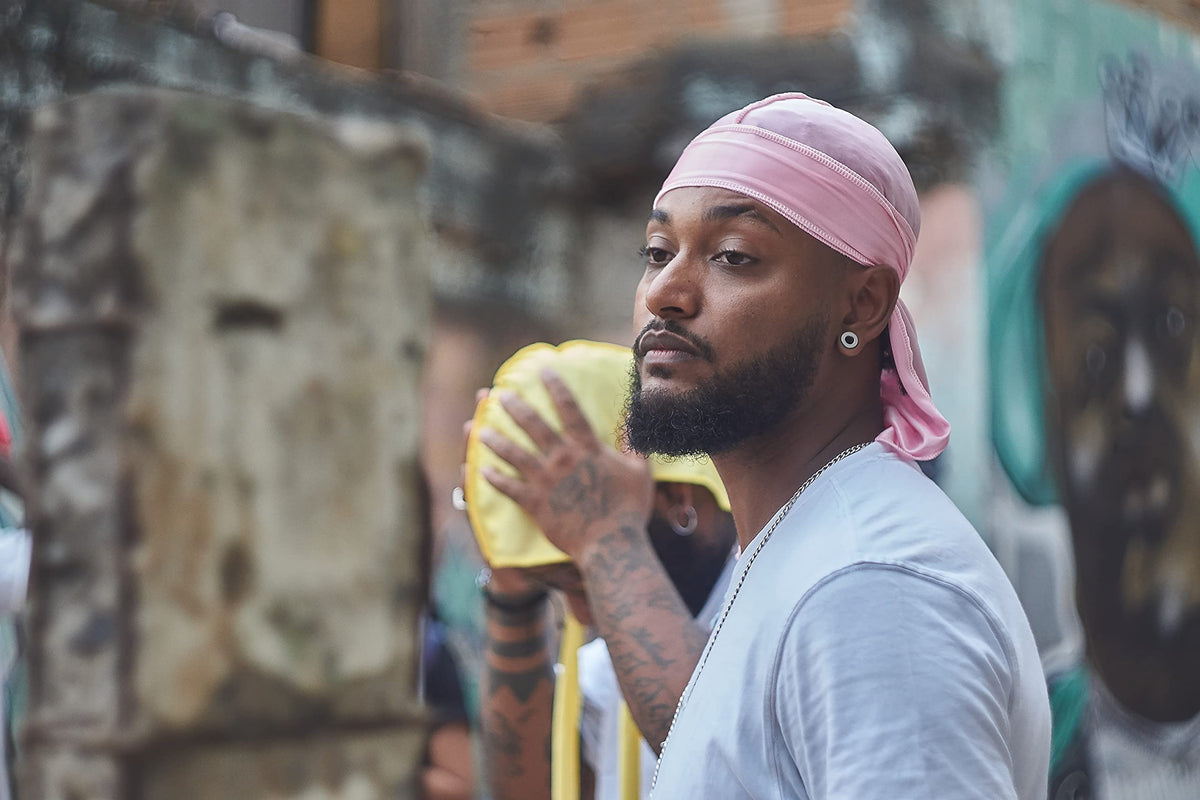 ForceWave durag worn during sleep showing hair protection and compression