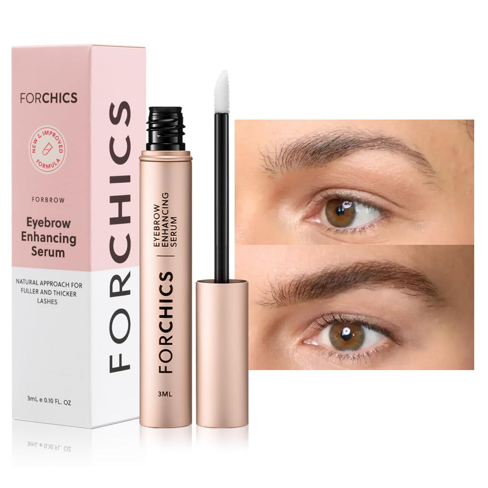 ForChics front packaging showing bottle and box, communicates clean formula benefit