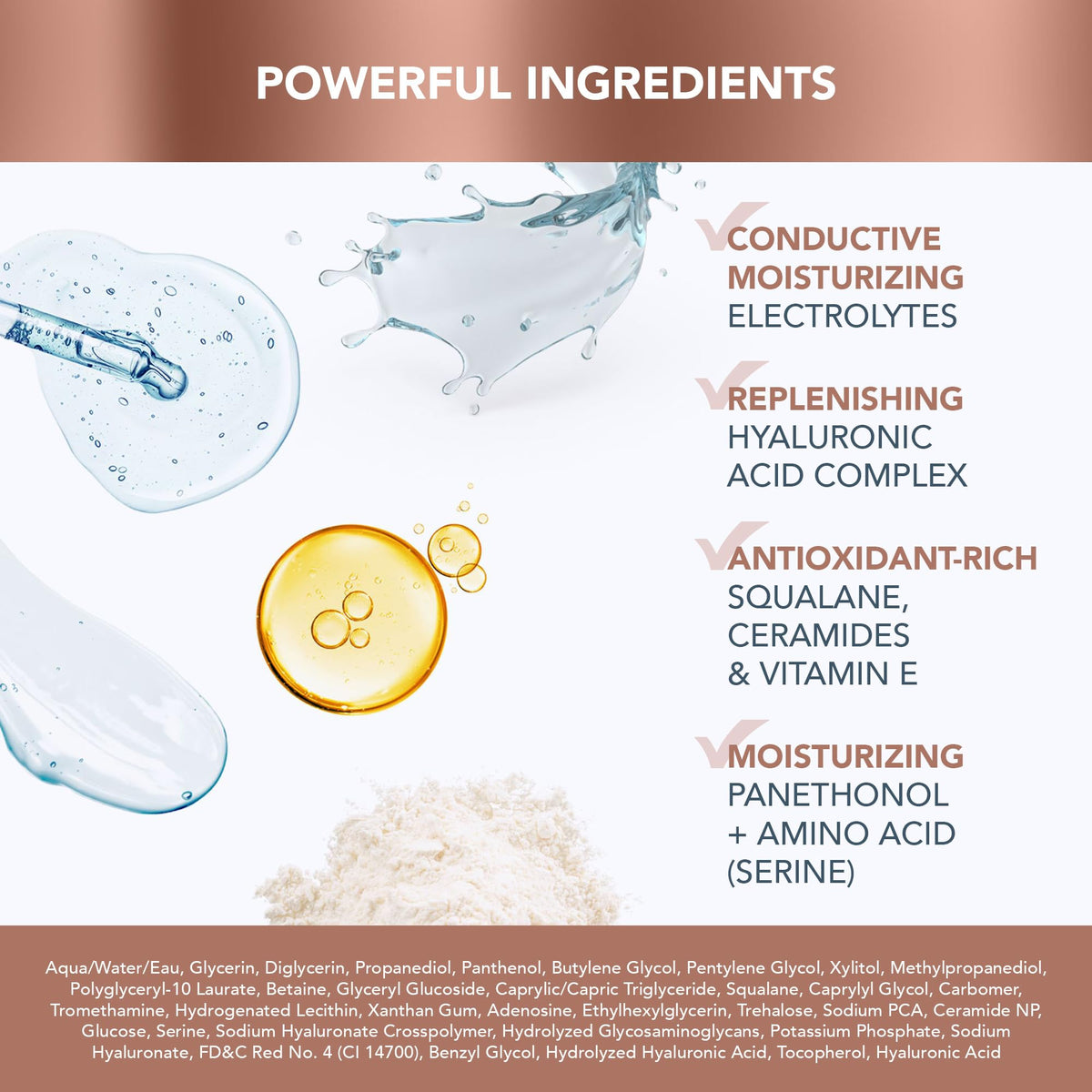 FOREO serum paired with BEAR device demonstrating improved conductivity and treatment efficiency