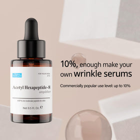 FOREST OF THE BORGES'S clear serum texture pouring to show lightweight absorbent finish