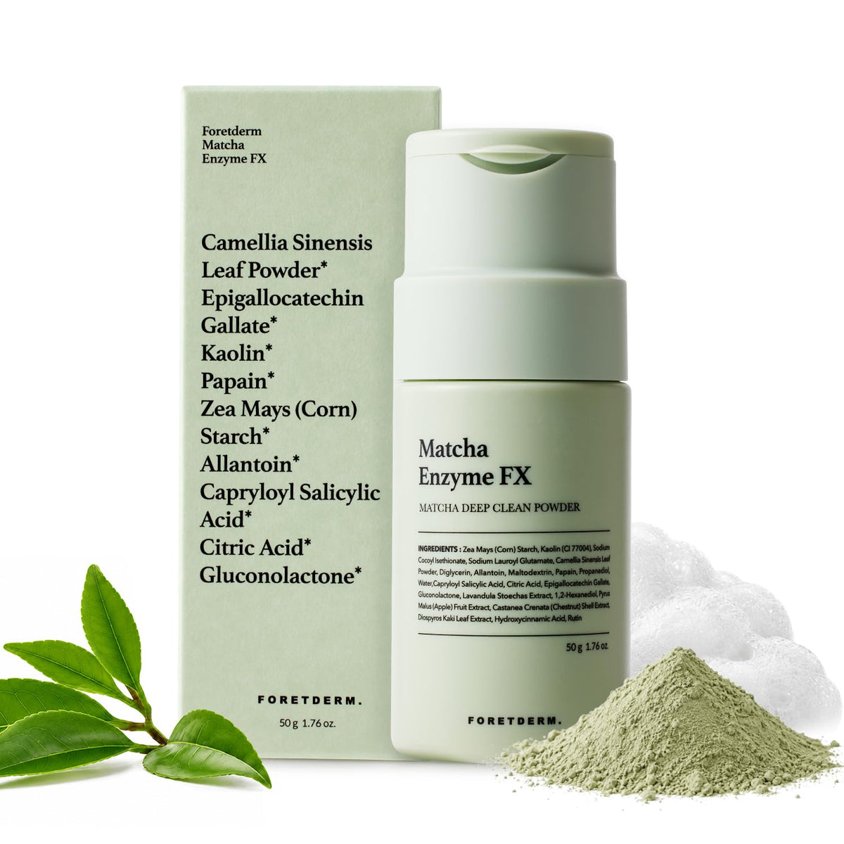 FORETDERM front packaging showing size and benefits