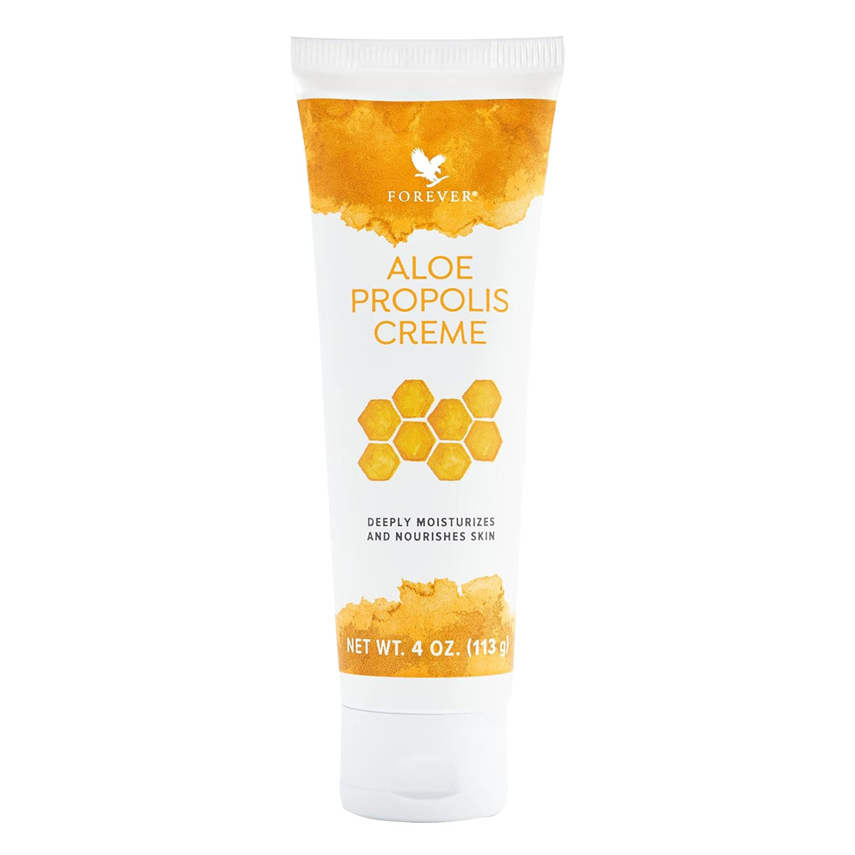 Forever Living front jar shot showing product label and moisturizing benefit