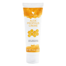 Forever Living front jar shot showing product label and moisturizing benefit