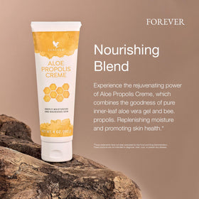 Forever Living bee propolis ingredient detail highlighting soothing support