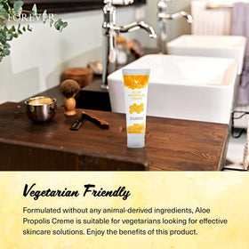 Forever Living tub on bathroom vanity showing daily routine convenience benefit
