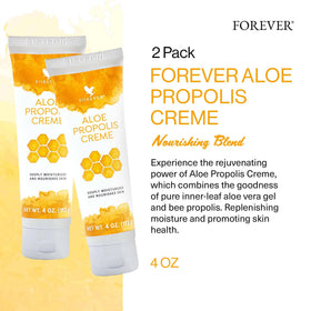Forever Living open jar displaying creamy texture for smooth absorption