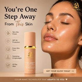 Forever Bloom label close-up listing key ingredients and safety benefit