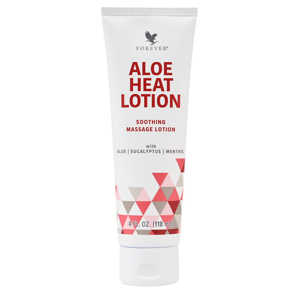 Forever Living front label showing product name and size for quick identification and benefits