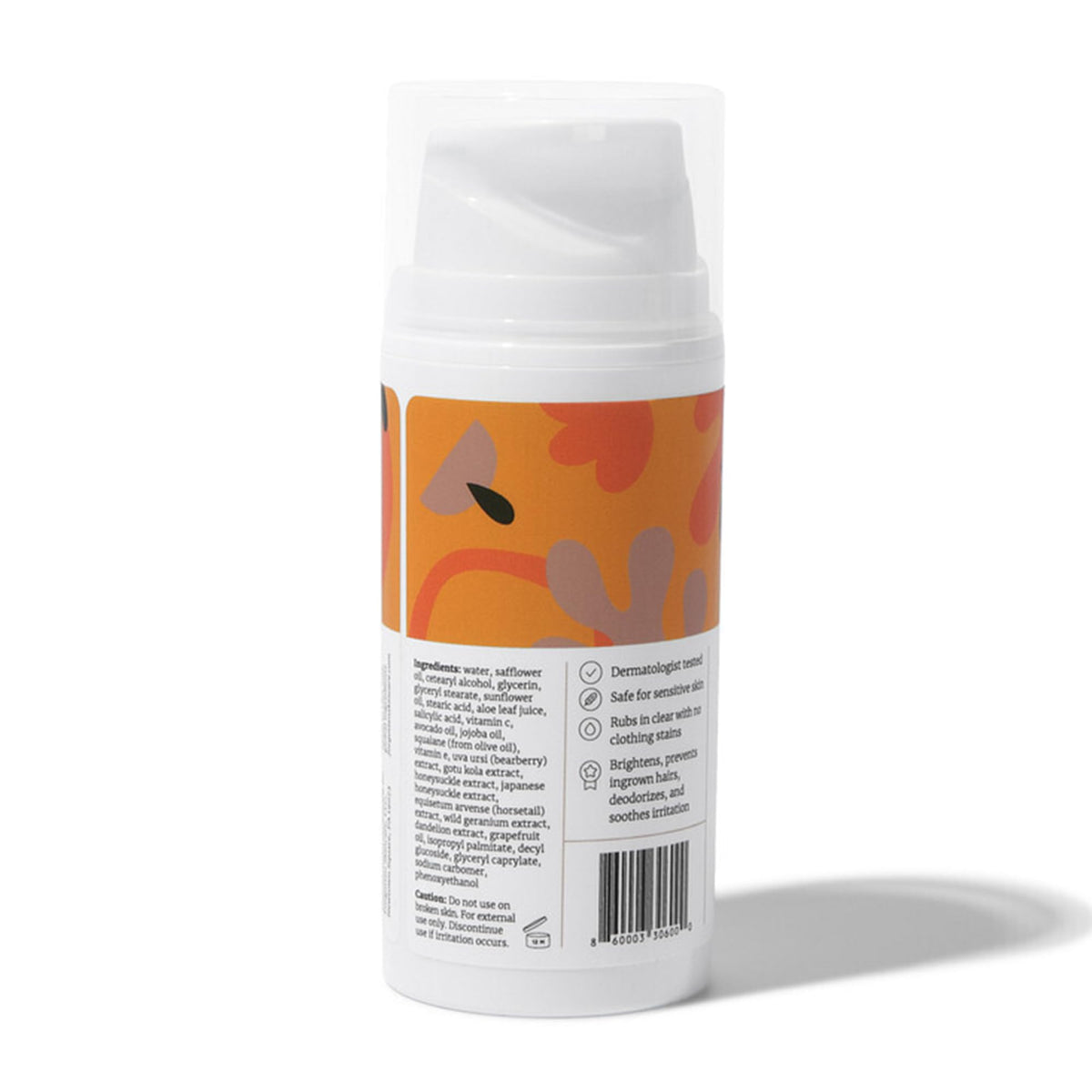 Forgotten Skincare cream texture close-up, shows smooth application benefit
