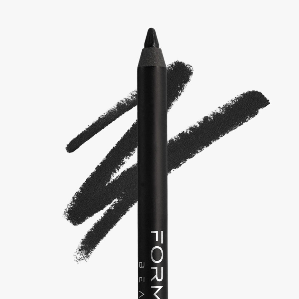 Formless Beauty eyeliner front packaging showing Rich Black and clean branding for easy choice