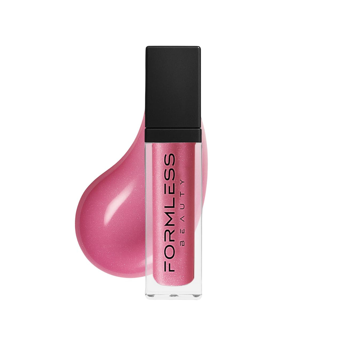 Formless Beauty front packaging showing plum-mauve gloss and brand clarity