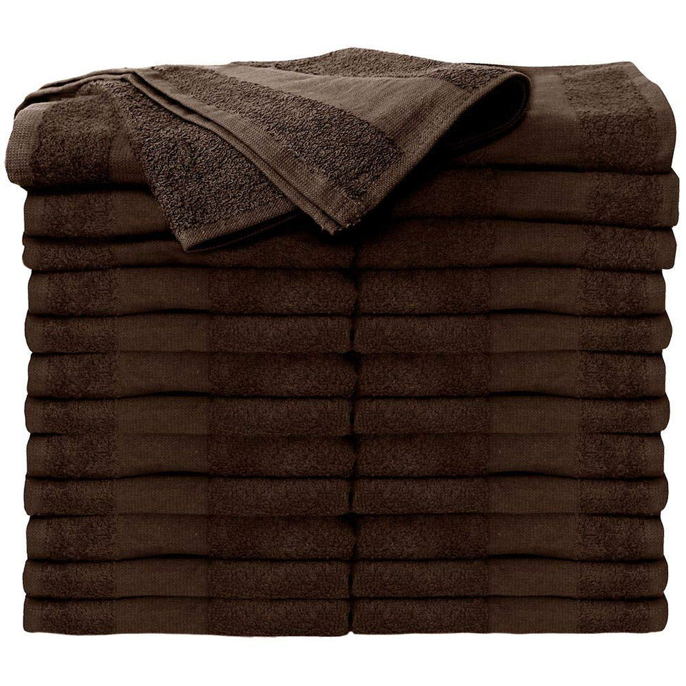 ForPro chocolate front packaging showing 24-count towels and product label benefit