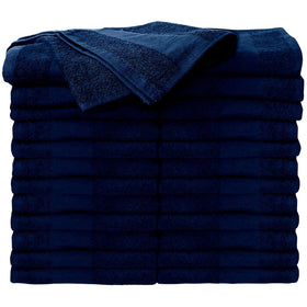 ForPro front packaging navy towels showing 24-count and durable color