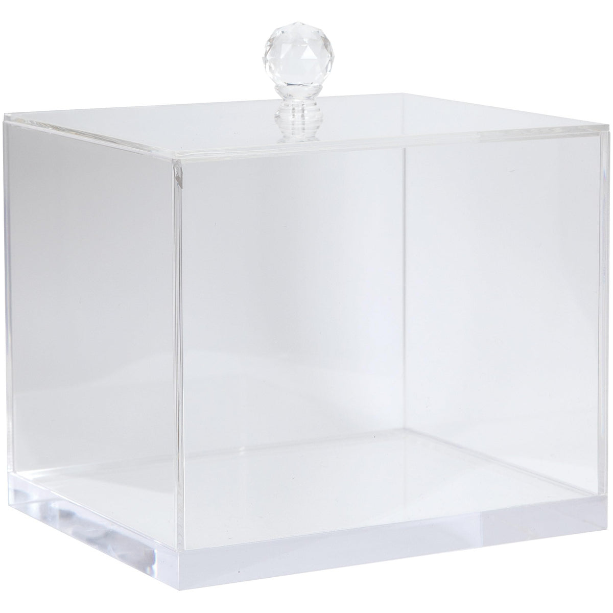 ForPro front view closed acrylic holder showing tidy storage benefit