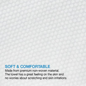 ForPro towel held in hand showing scale and lightweight benefit