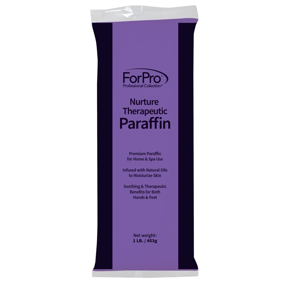 ForPro lavender melted paraffin texture in bath showing smooth, non-greasy finish