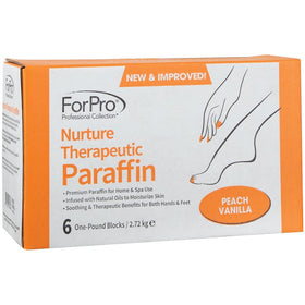 ForPro hand dipping into warm wax showing even coating and soothing skin benefits