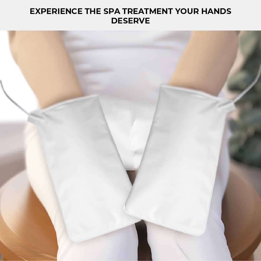 ForPro mitts next to a hand to show size and fit for all hand types and comfortable coverage