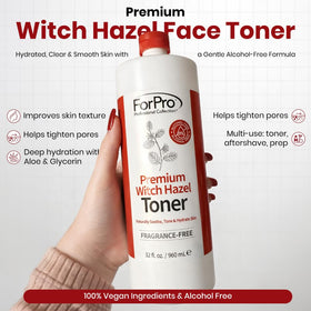 ForPro pouring toner texture demonstrating lightweight hydrating consistency