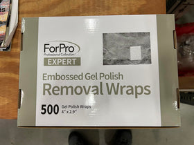 ForPro wraps on a home manicure station highlighting convenience and hygiene