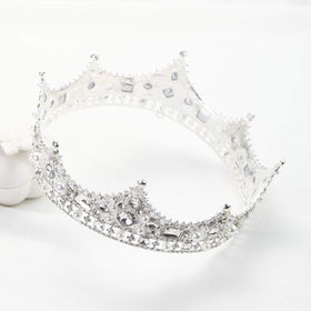 FORSEVEN close-up of crystal and pearl detail highlighting sparkle and texture benefit: elegance