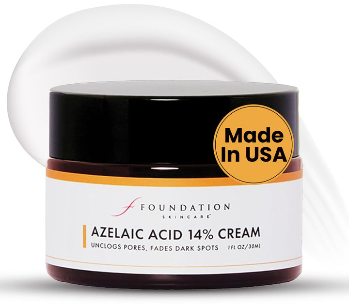 Foundation Skincare front packaging showing product and clear benefits