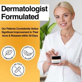 Foundation Skincare ingredient label detail highlighting dermatologist-formula