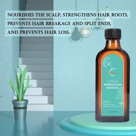 Fovcos being applied to mid-lengths and ends to smooth frizz and add shine