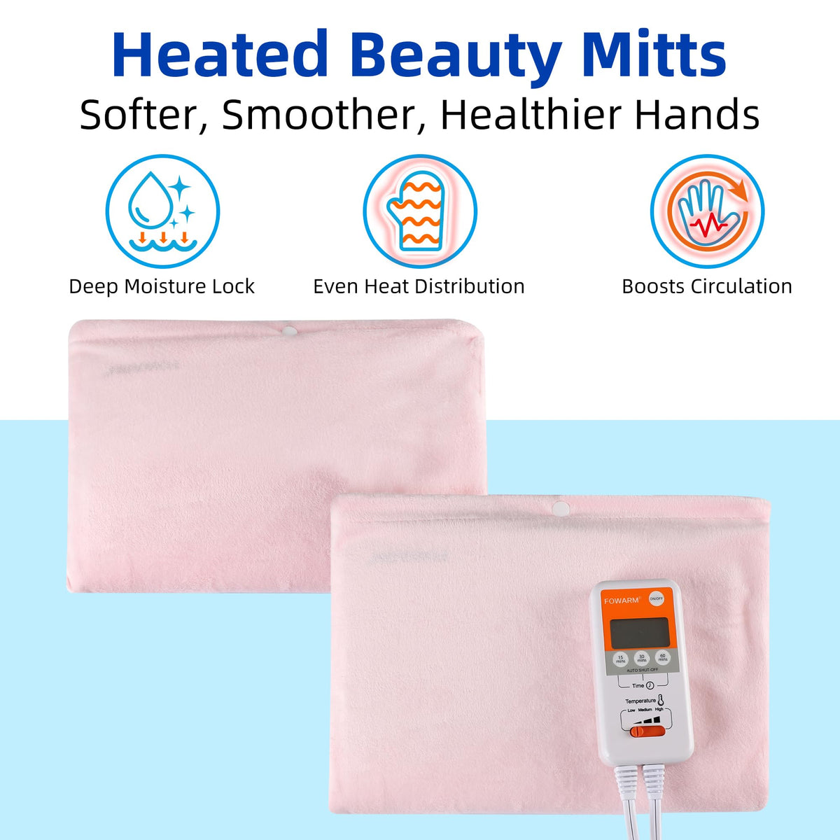 FOWARM breathable inner lining close-up demonstrating moisture control and softness