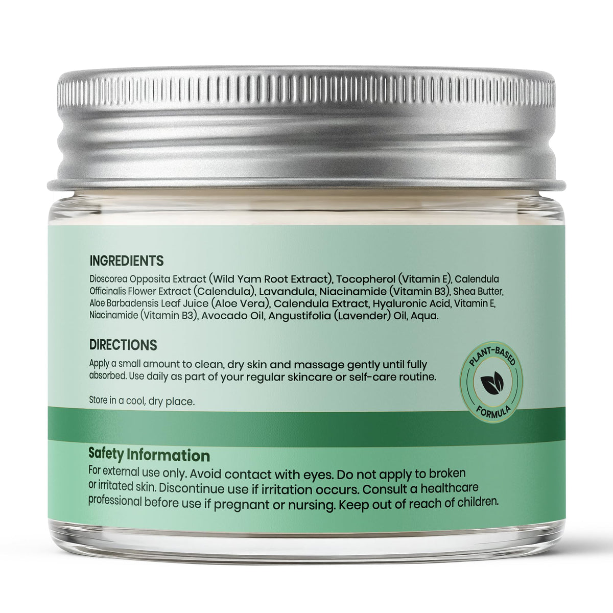 FOXLEAF jar on bathroom shelf in lifestyle scene promoting daily routine use