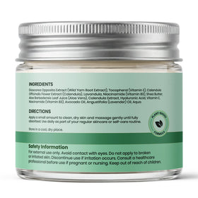 FOXLEAF jar on bathroom shelf in lifestyle scene promoting daily routine use