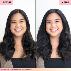 FoxyBae application on roots demonstration showing instant lift and refresh