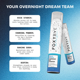 FoxyBae nozzle close-up spraying fine mist for even overnight coverage benefit