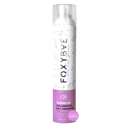 FoxyBae front packaging showing bottle and volume benefit