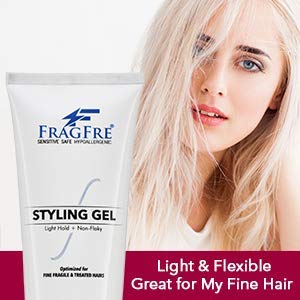 FRAGFRE before and after image with visible root lift, showing added volume and natural hold