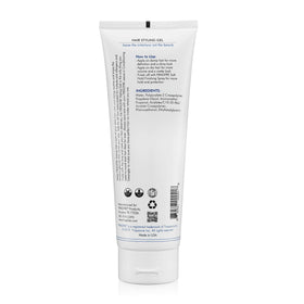 FRAGFRE family using gel showing gentle, kid-friendly styling benefit